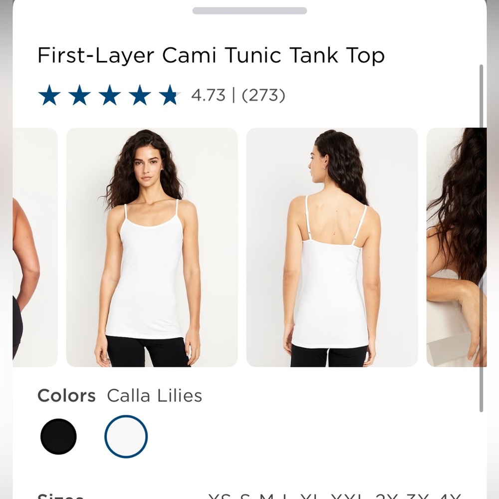 NWT 4 pack Old Navy White Tank Top XL